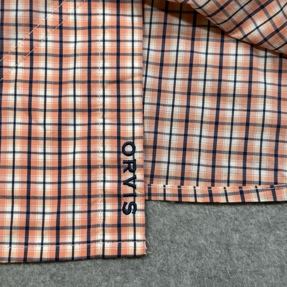 ORVIS Fishing Shirt XXL Outdoor Performance UPF 30 Plaid NWT Stretch - Picture 5 of 10